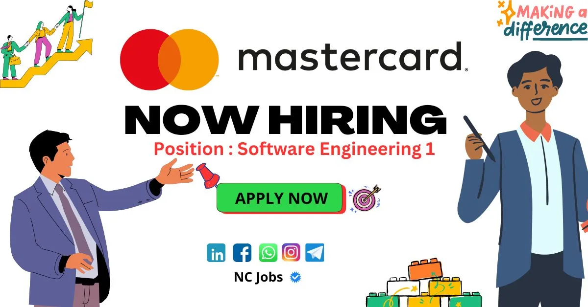 Mastercard is Hiring for Software Engineer 1
