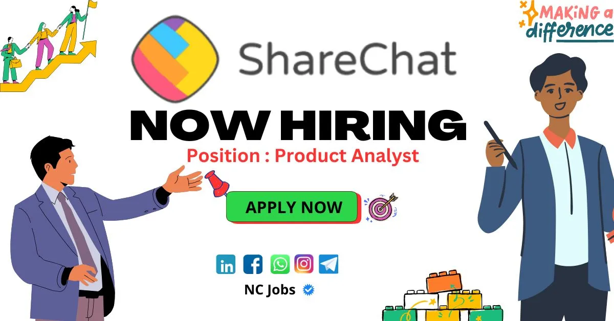 ShareChat is hiring for Product Analyst - Intern